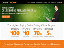 Tablet Screenshot of datetronix.com